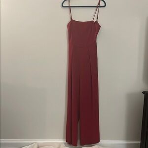 Elegant Red Jumpsuit no returns final sale